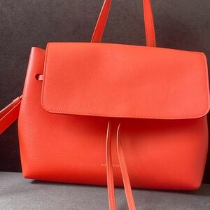 mansur gavriel ladybag purse in red